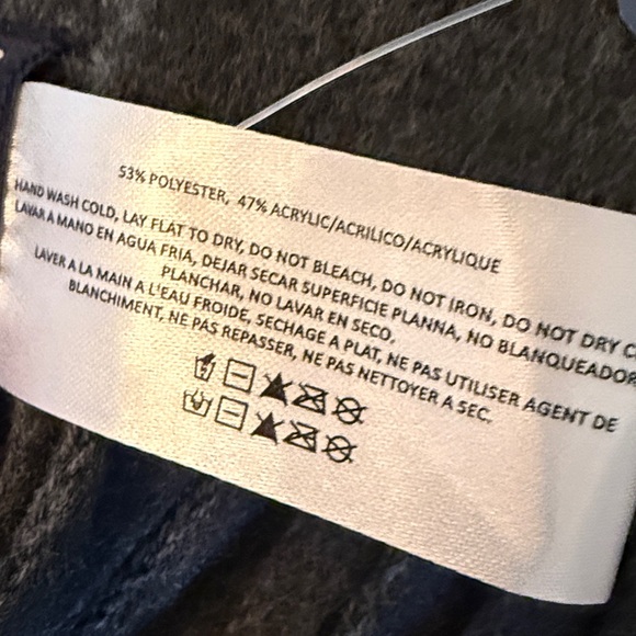 Lucky Brand Charcoal Knit Scarf - Picture 7 of 7